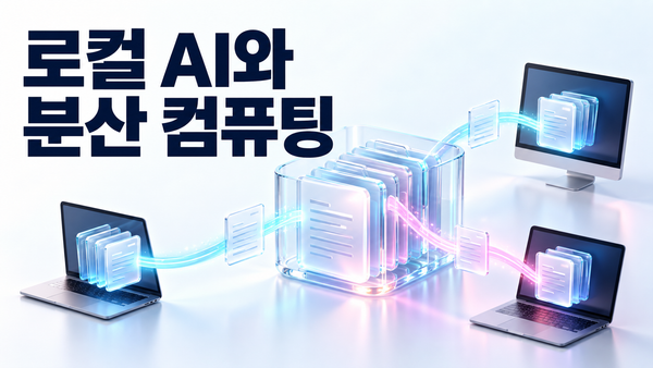 로컬 AI와 분산 컴퓨팅 — 여러 컴퓨터가 처리한 문서를 공유 라이브러리로 모으는 리퀴드글래스 썸네일